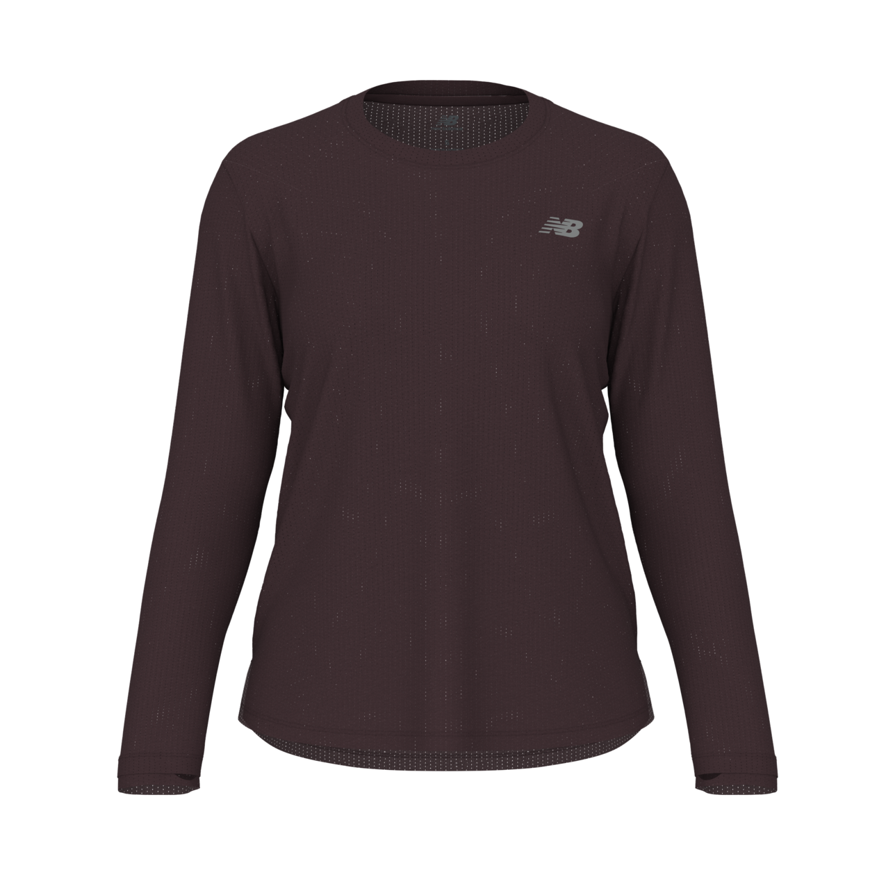 New Balance Women's RC Essential Long Sleeve - Cherry Leather