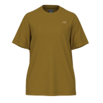New Balance Women's Athletics Jersey T-Shirt (2026) - Basil Oil