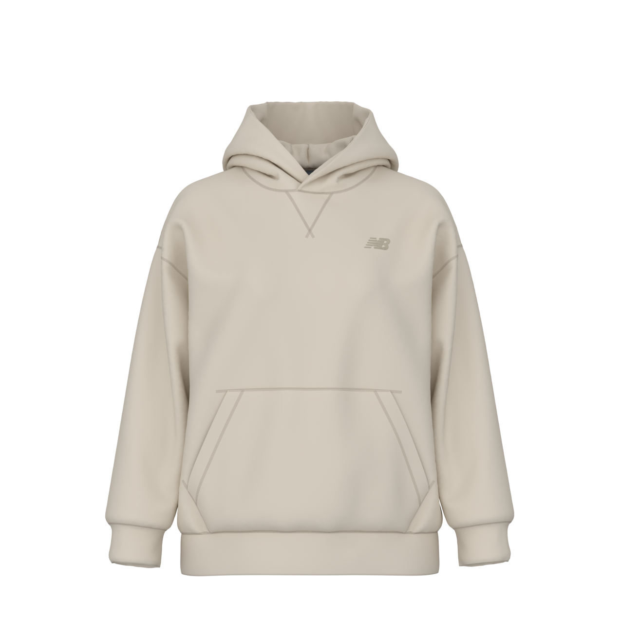 New Balance Women's Athletics French Terry Hoodie - Beige