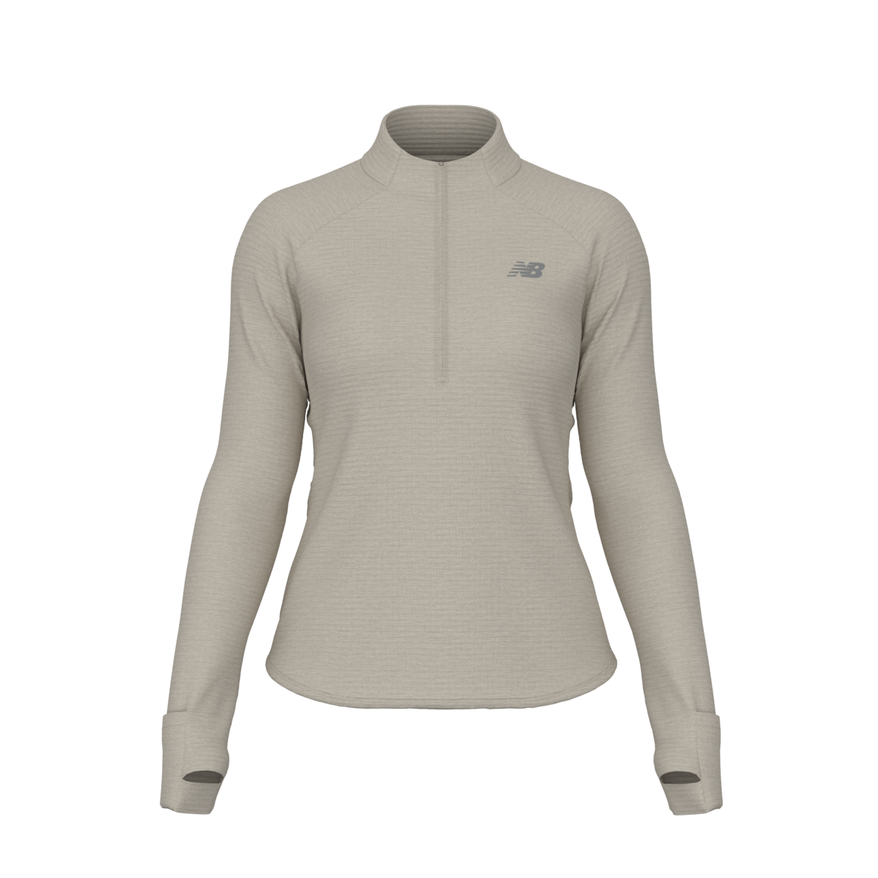 New Balance Women's RC Essential Heat Grid 1/2 Zip - Brown