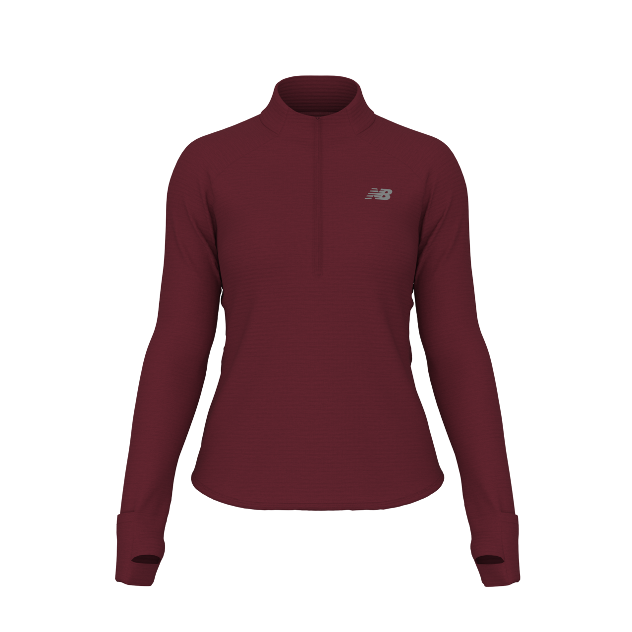 New Balance Women's RC Essential Heat Grid 1/2 Zip - Podium Red