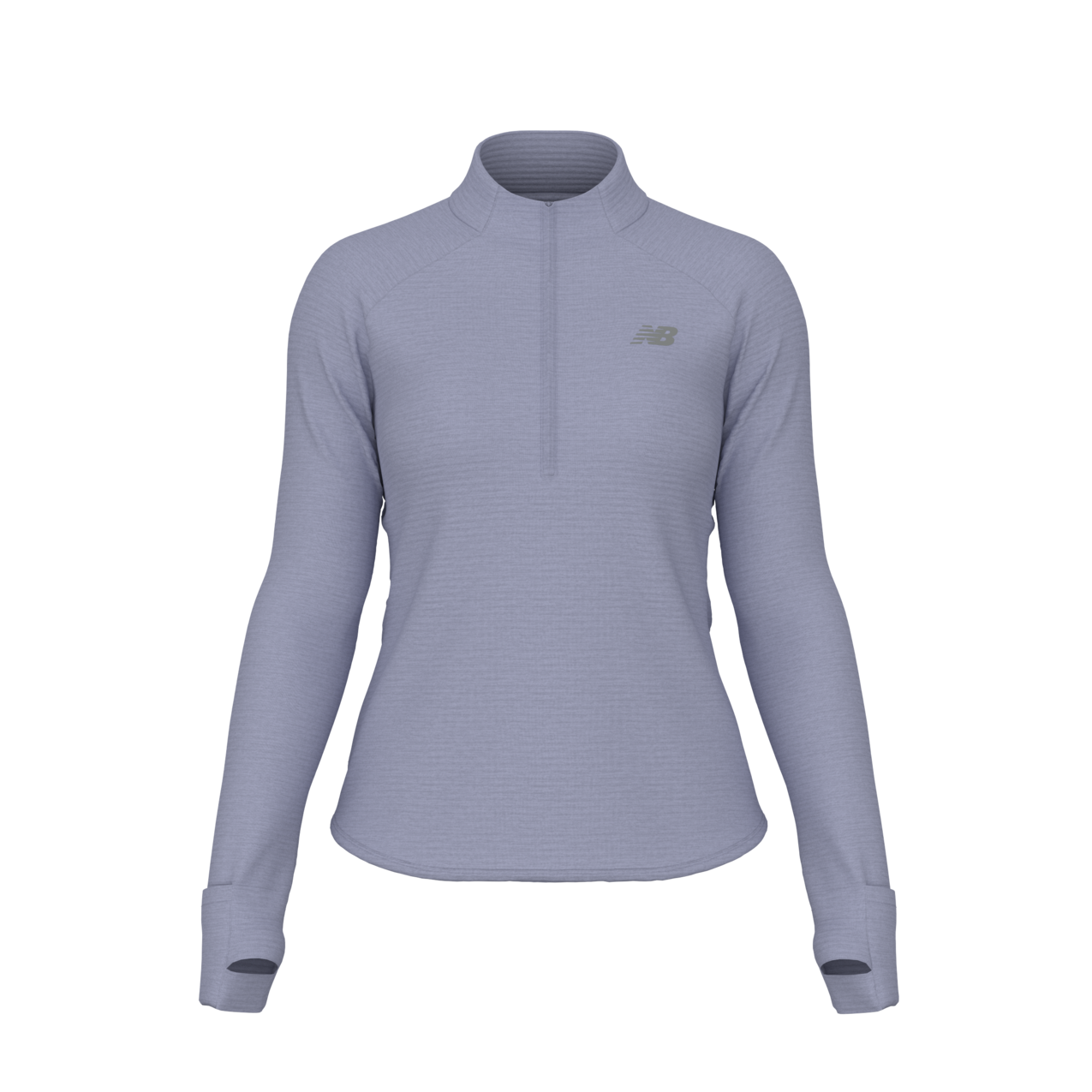 New Balance Women's RC Essential Heat Grid 1/2 Zip - Smoked Violet
