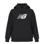 New Balance Women's Sport Fleece Logo Hoodie - Black