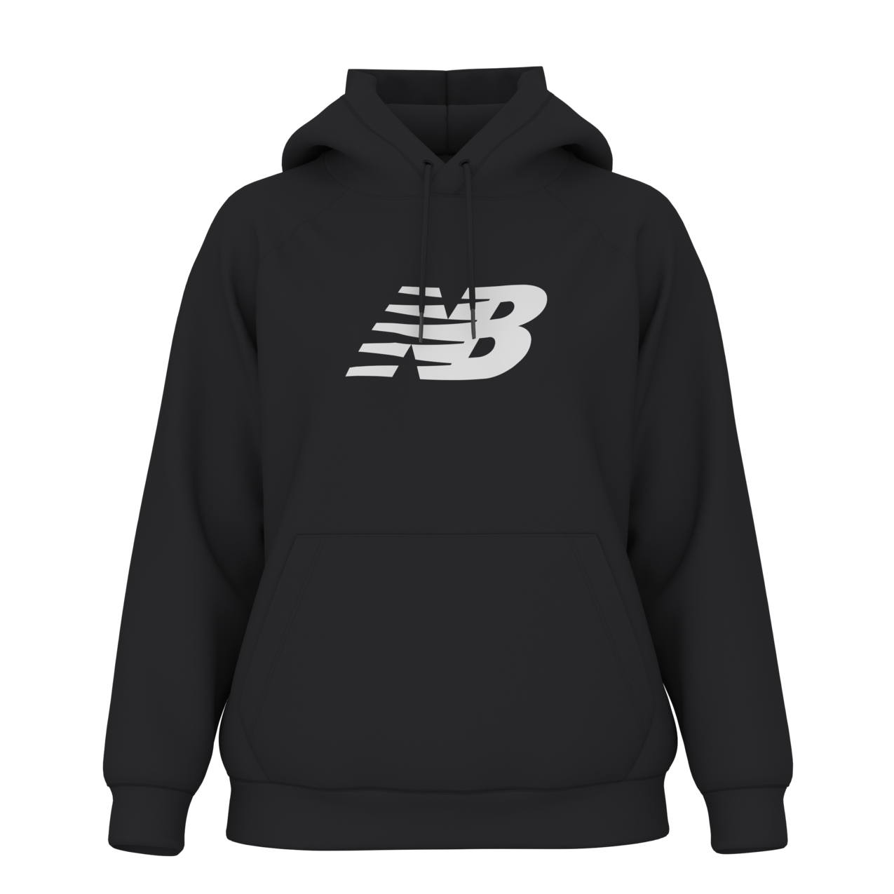 New Balance Women's Sport Fleece Logo Hoodie - Black