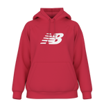 New Balance Women's Sport Fleece Logo Hoodie - Cherry Blast