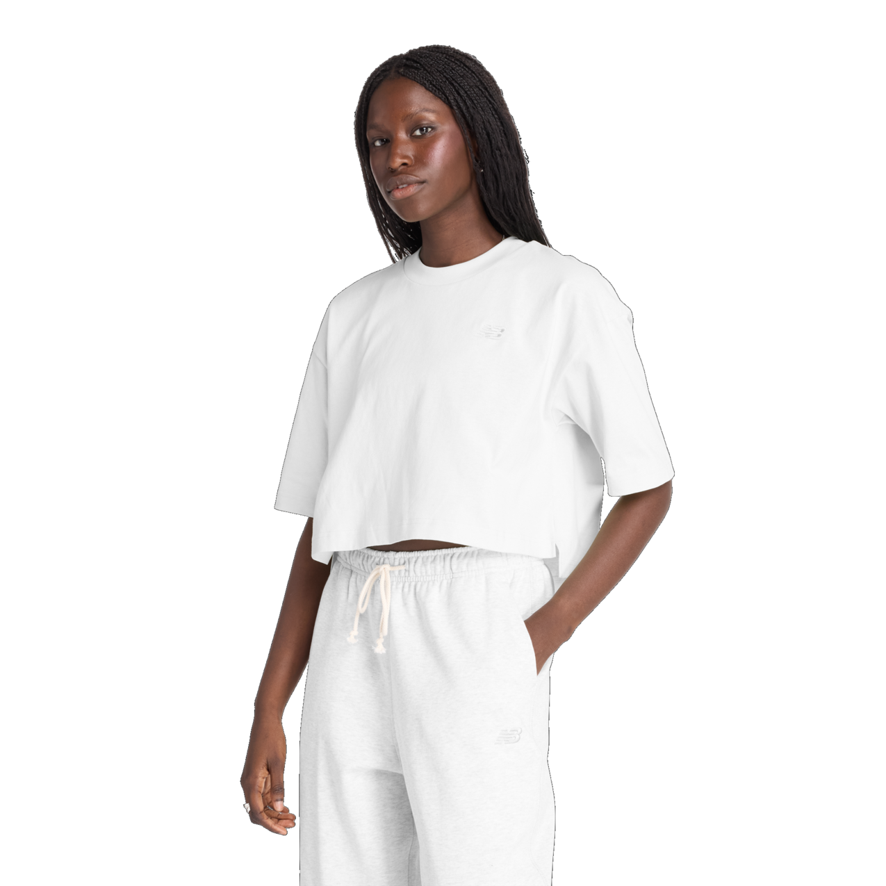 New Balance Women's Logo Oversized Jersey T-Shirt