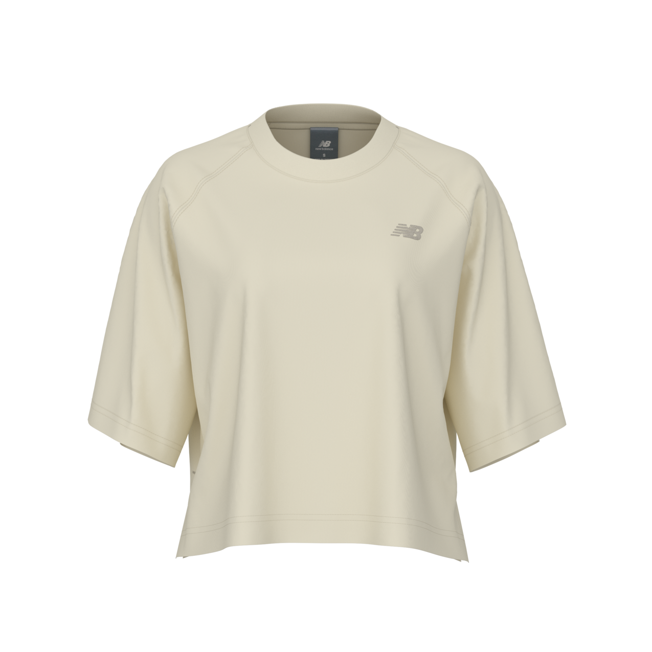 New Balance Women's Raglan Oversized T-Shirt - Angora