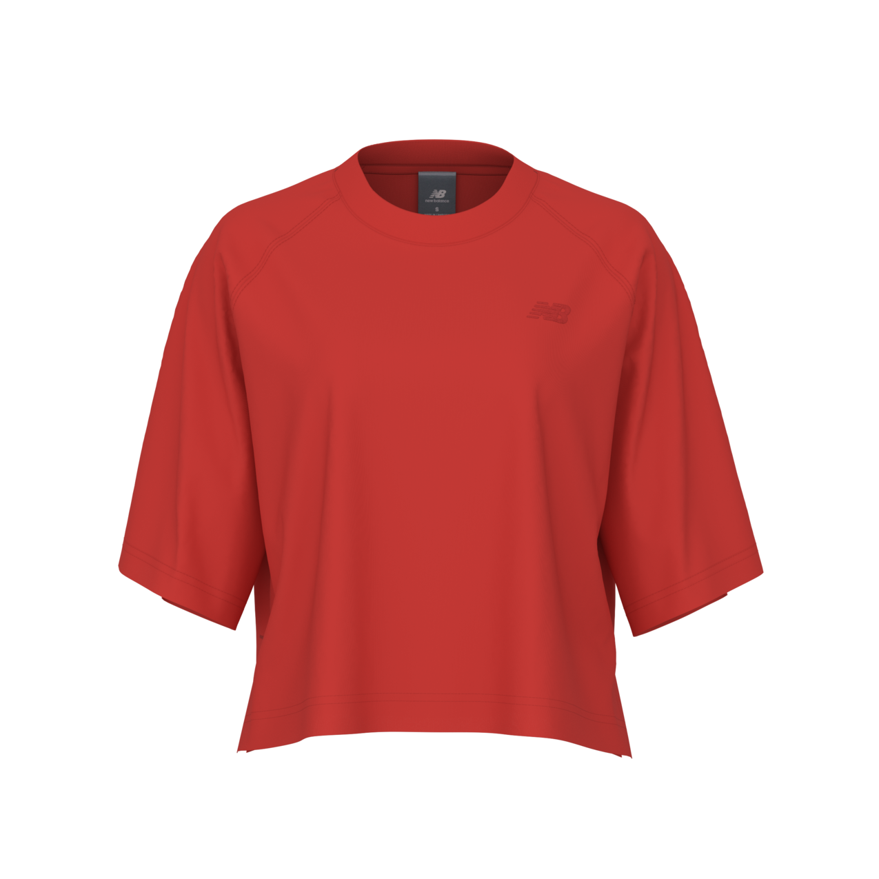 New Balance Women's Raglan Oversized T-Shirt - Neo Flame
