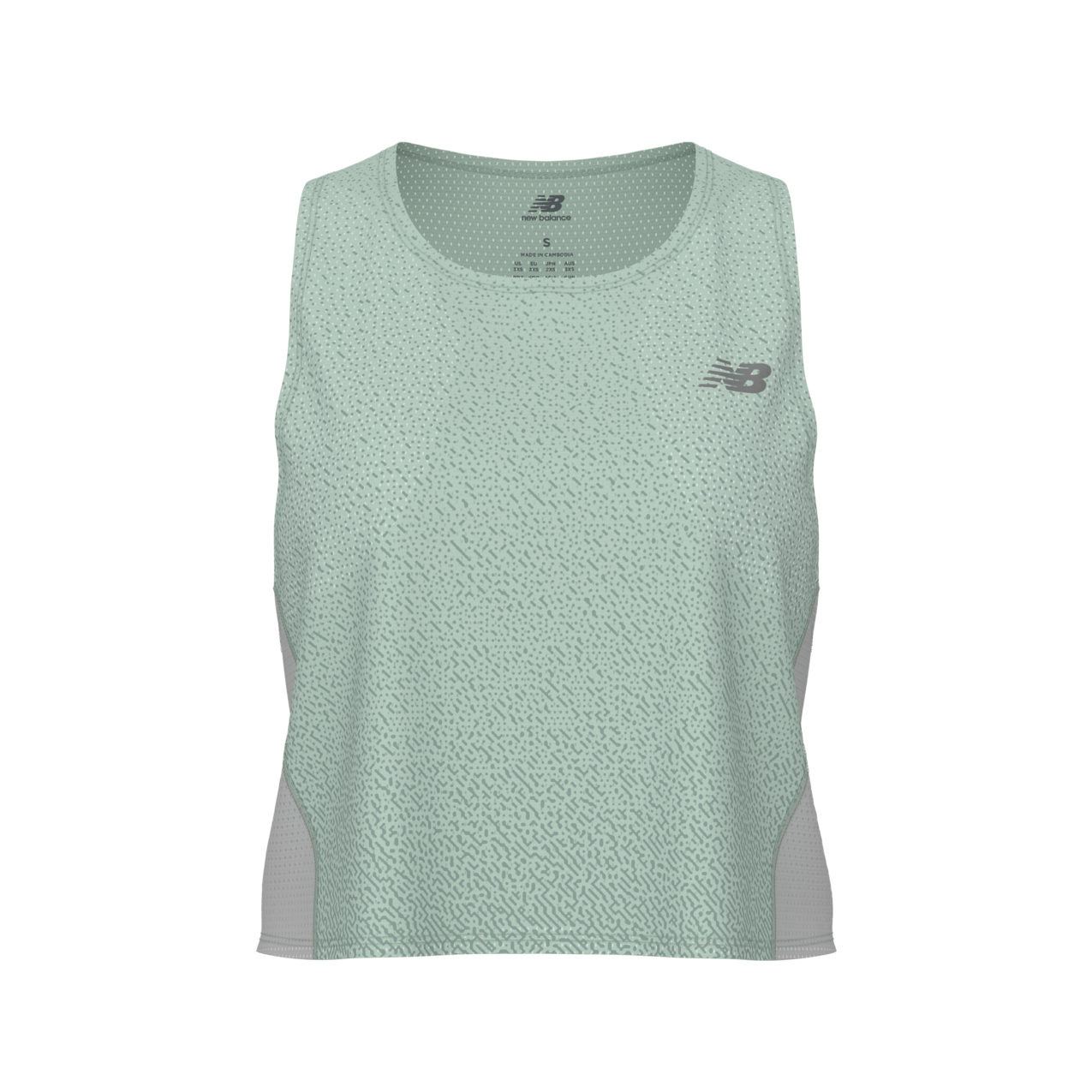 New Balance Women's Viz-Tech Run Singlet - Cosmic Jade