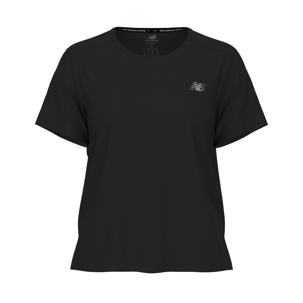 New Balance Women's RC Essential T-Shirt - Black Heather