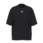 New Balance Women's Athletics Jersey Oversized T-Shirt - Black