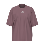 New Balance Women's Athletics Jersey Oversized T-Shirt - Dark Twilight Haze