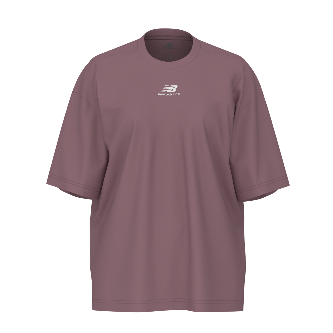 New Balance Women's Athletics Jersey Oversized T-Shirt - Dark Twilight Haze