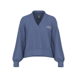 New Balance Women's Trackside V-Neck Pullover - Rainshadow