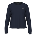 New Balance Women's RC Essential Long Sleeve - Team Navy Heather