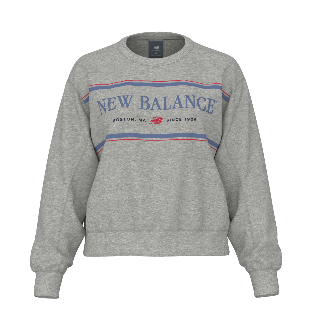 New Balance Women's Nautical French Terry Crew