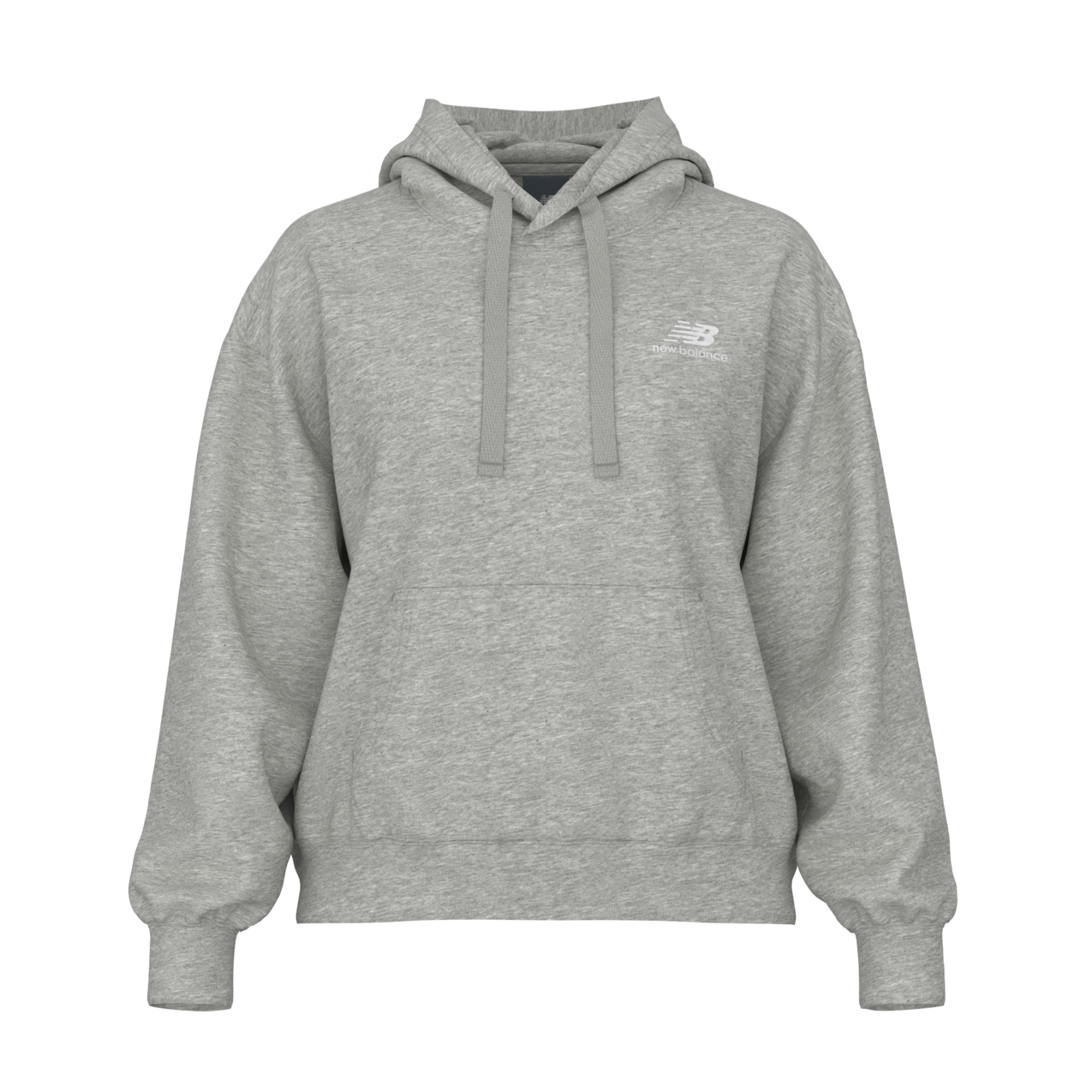 New Balance Women's Athletics Fleece Hoodie - Boylston Grey Heather