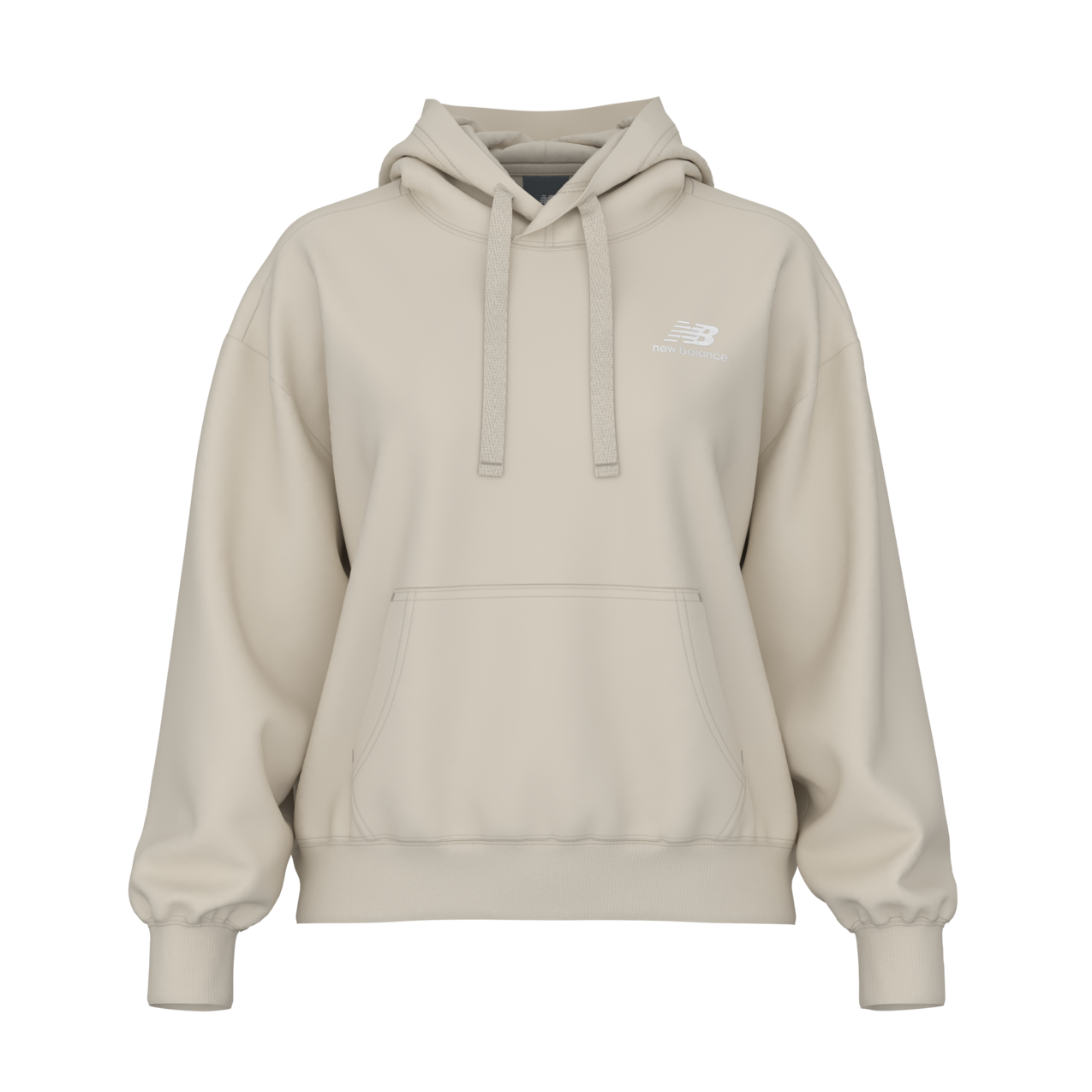 New Balance Women's Athletics Fleece Hoodie - Linen