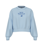 New Balance Women's Sport Linear Fleece Crew - Oxygen