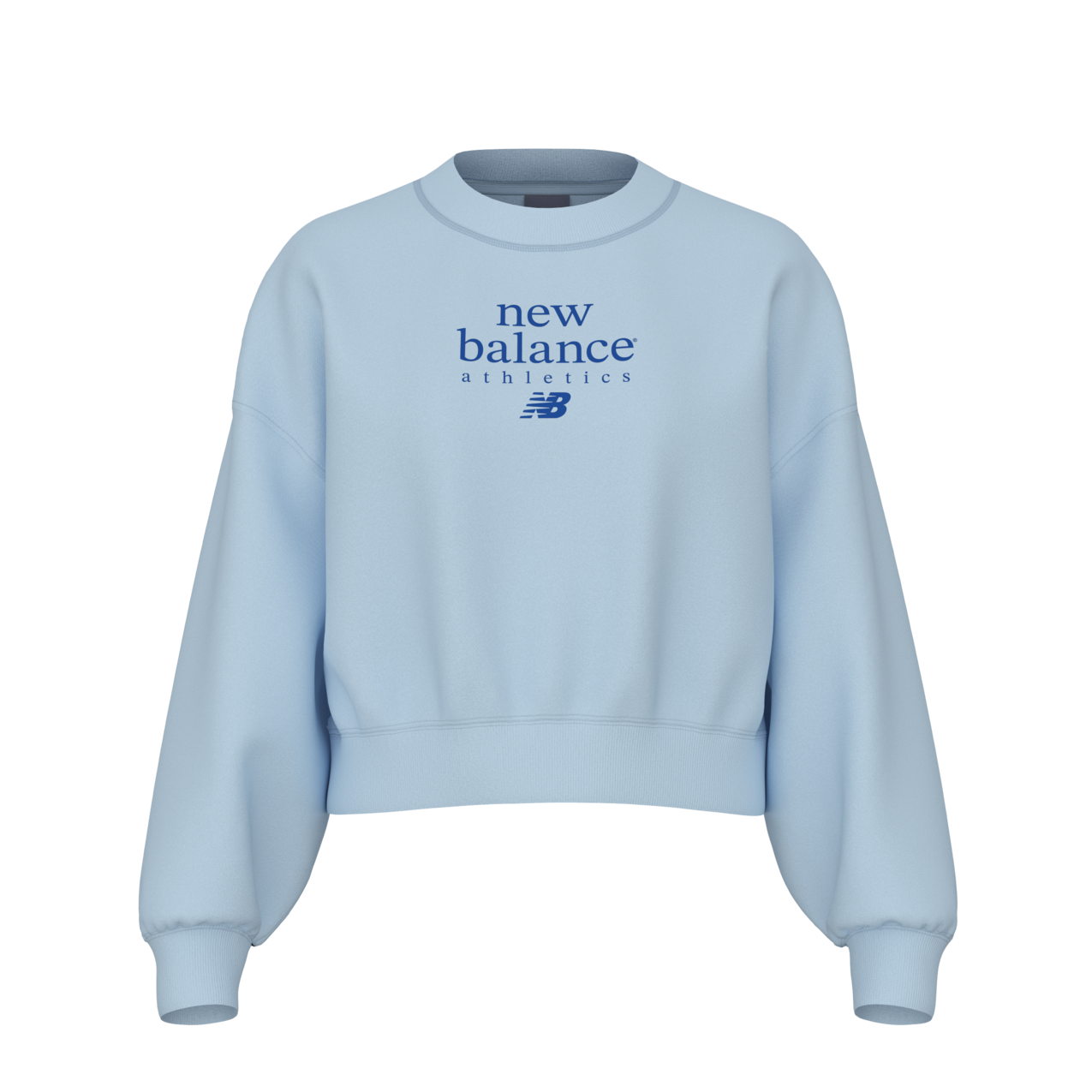 New Balance Women's Sport Linear Fleece Crew - Oxygen