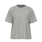 New Balance Women's Athletics Jersey T-Shirt - Boylston Grey Heather
