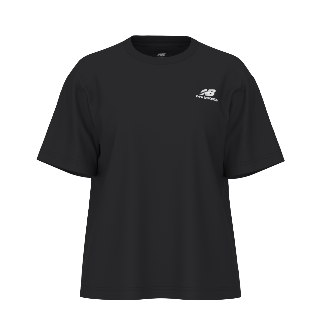 New Balance Women's Athletics Jersey T-Shirt - Black