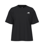 New Balance Women's Athletics Jersey T-Shirt - Black