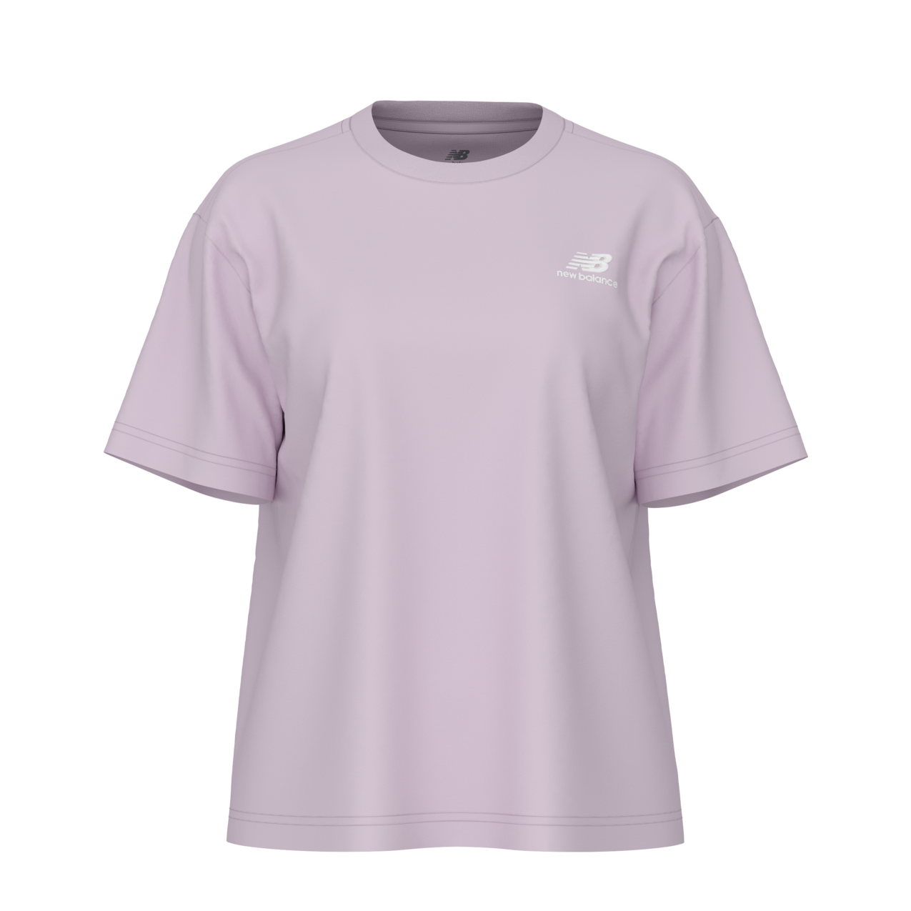 New Balance Women's Athletics Jersey T-Shirt - Orchid Air