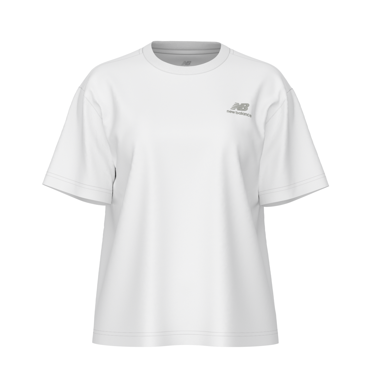 New Balance Women's Athletics Jersey T-Shirt - White