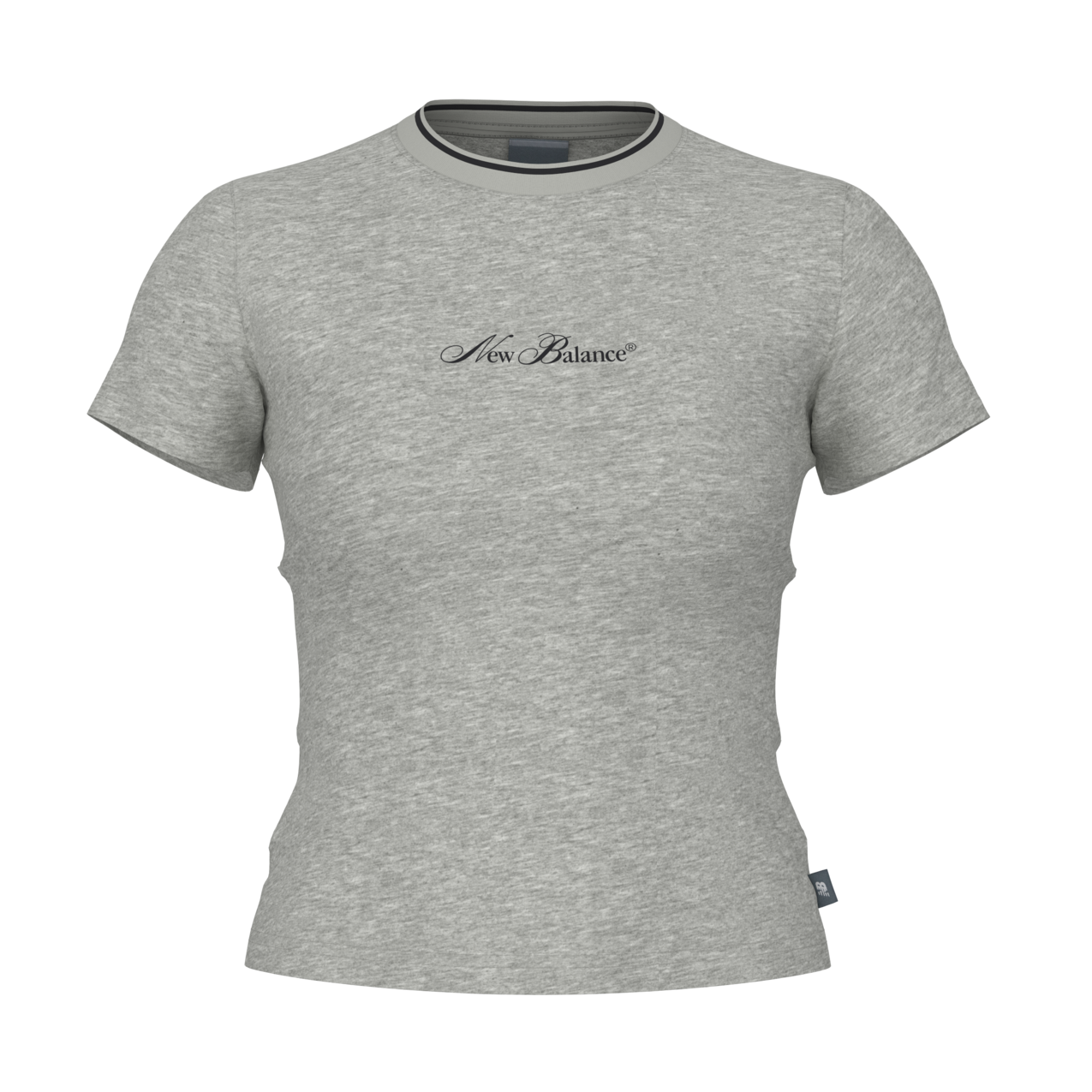 New Balance Women's Trackside Fitted T-Shirt - Boylston Grey Heather