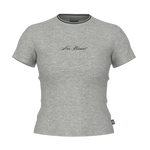 New Balance Women's Trackside Fitted T-Shirt - Boylston Grey Heather