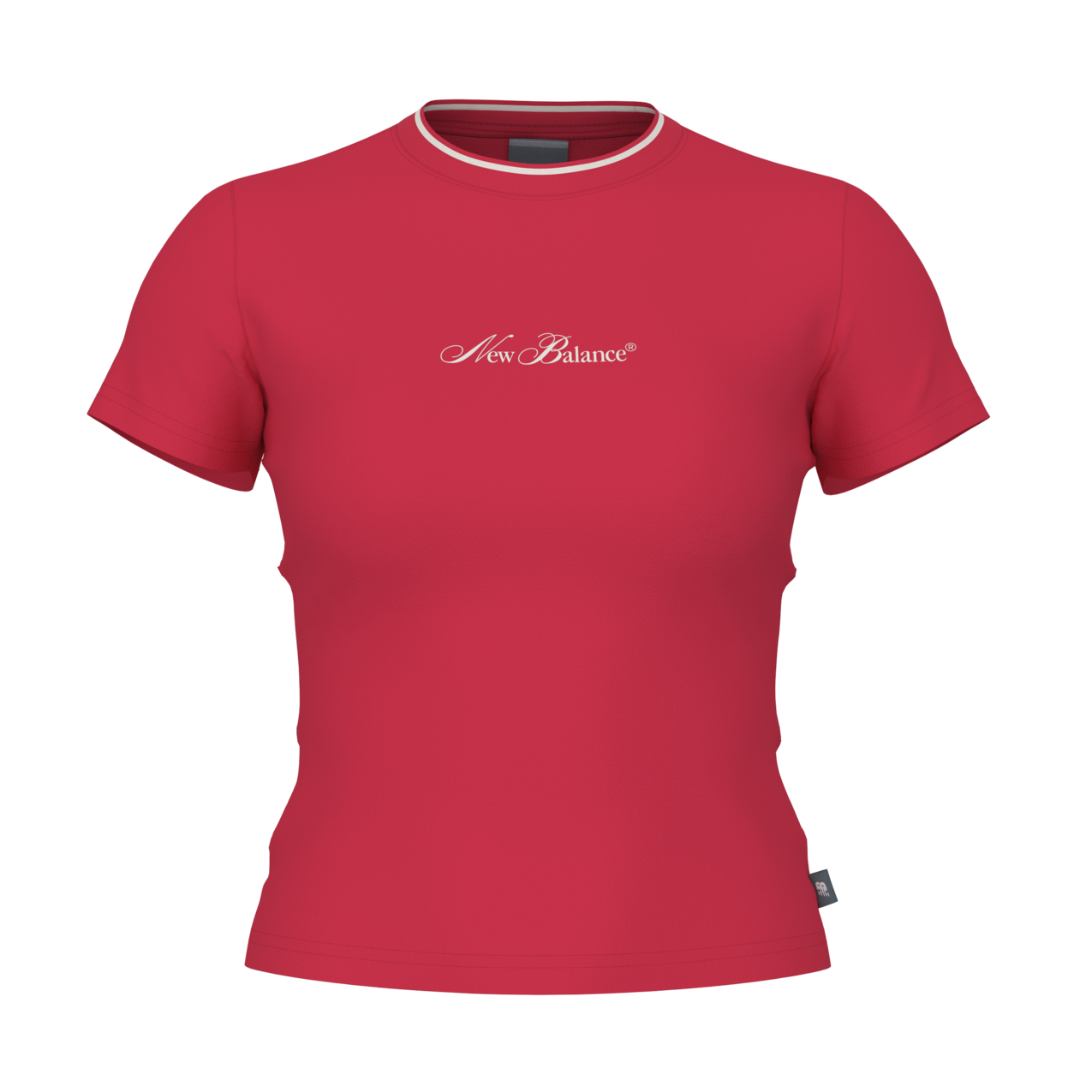 New Balance Women's Trackside Fitted T-Shirt - Cherry Blast