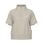 New Balance Women's Trackside Pro Half Zip T-Shirt - Linen