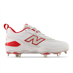 New Balance Velo v5 Turf – White/Team Red