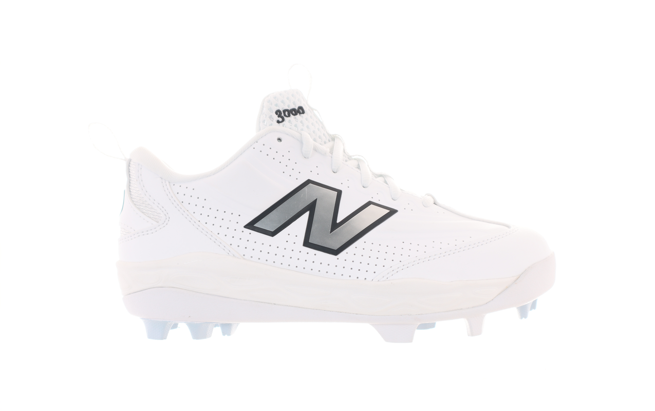 New Balance 3000v8 Jnr Turf – White/White (Y30004X5)