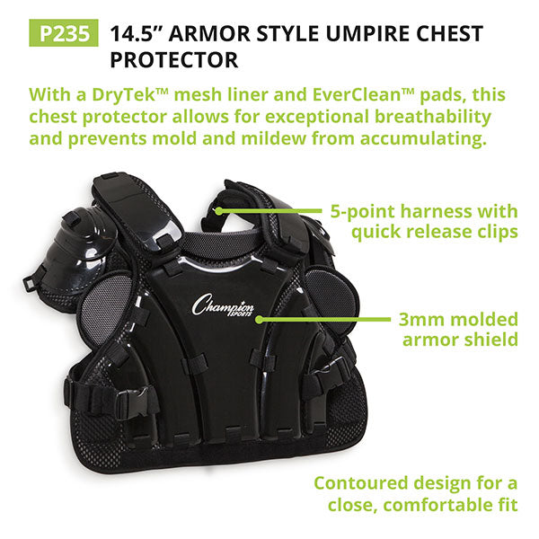 Champion Sports Armor Style Umpire Chest Protector