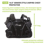 Champion Sports Armor Style Umpire Chest Protector