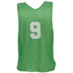 Champion Sports Numbered Youth Practice Vests - Set of 12 - Green