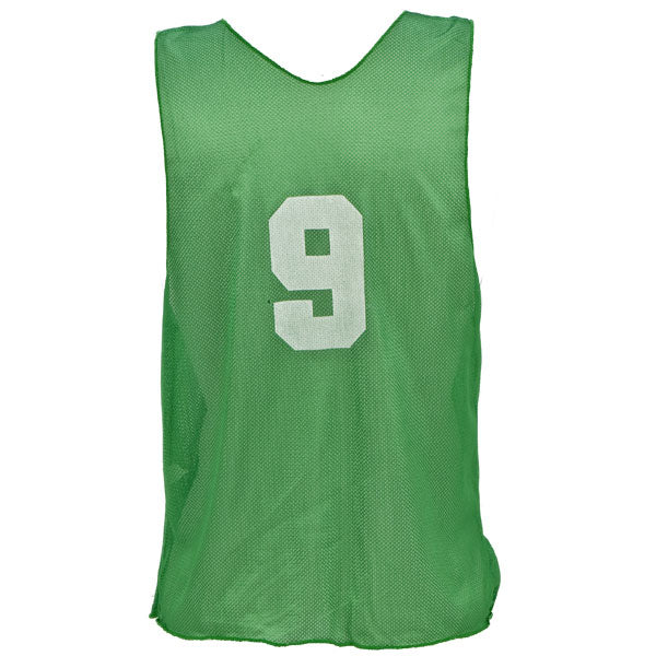 Champion Sports Numbered Youth Practice Vests - Set of 12 - Green