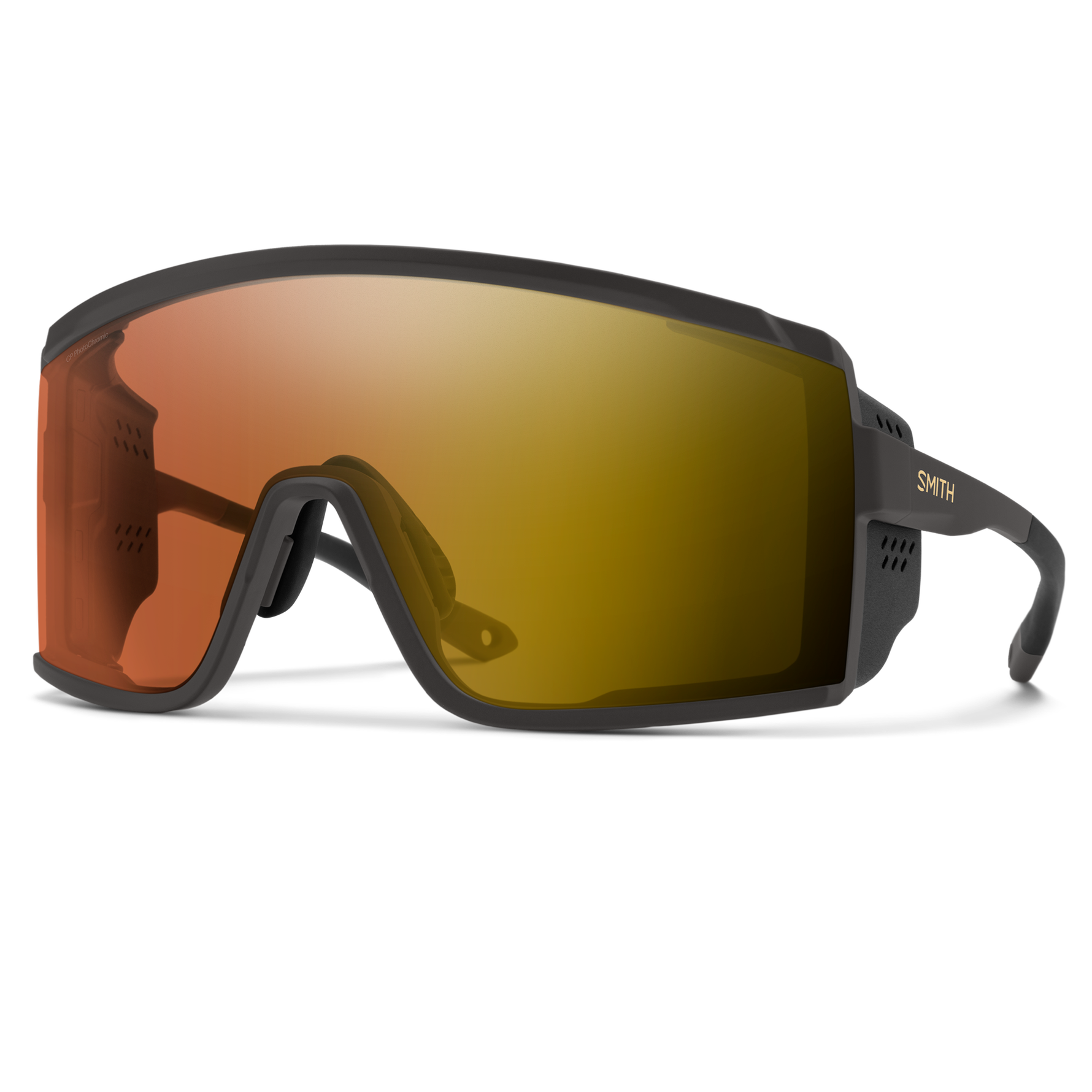 Smith Pursuit - Matte Gravy | ChromaPop Glacier Photochromic Copper Gold Mirror