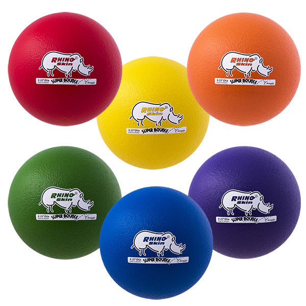 Champion Sports Rhino Skin 8.5" Super High Bounce Special Ball Set