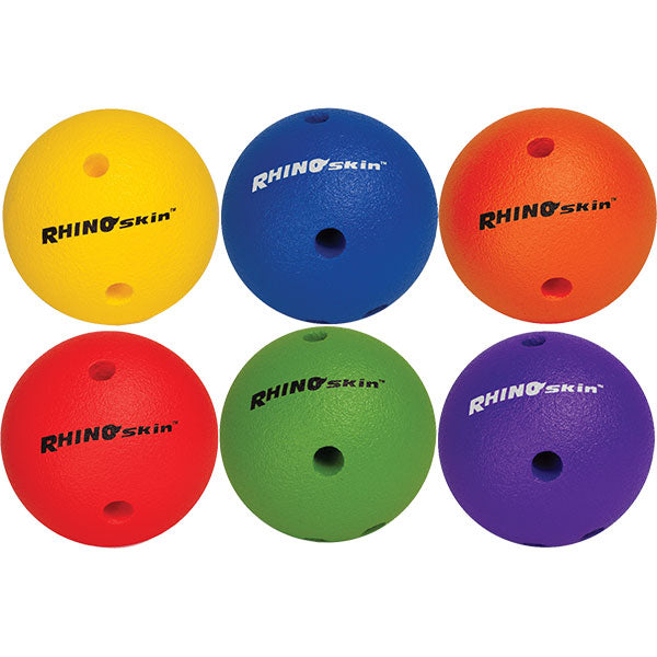 Champion Sports Rhino Skin 1.5 lb Foam Bowling Ball - Set of 6 (Assorted Colors)