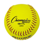 Champion Sports 11" Leather Cork Core Softball - Dozen