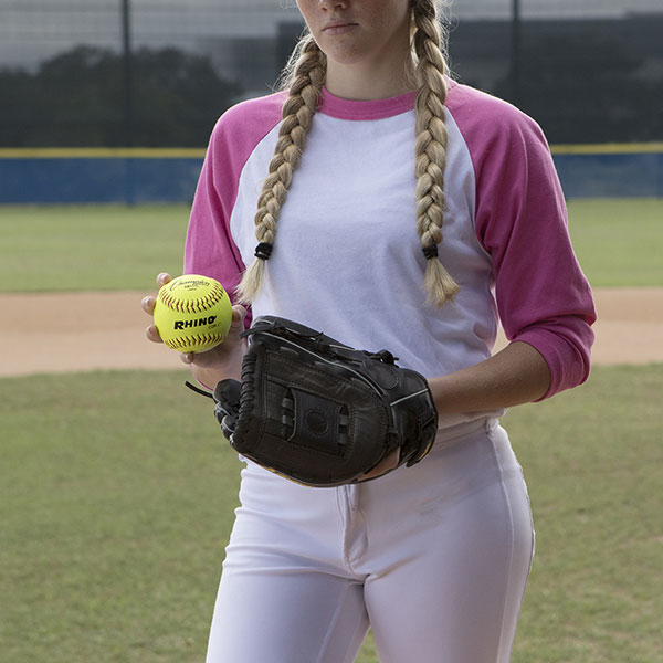 Champion Sports 11" Leather Cork Core Softball - Dozen