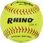Champion Sports 11" Leather Cork Core Softball - Dozen