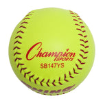 Champion Sports 11" Synthetic Leather Poly Core Softball - Dozen