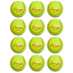 Champion Sports 11" Synthetic Leather Poly Core Softball - Dozen