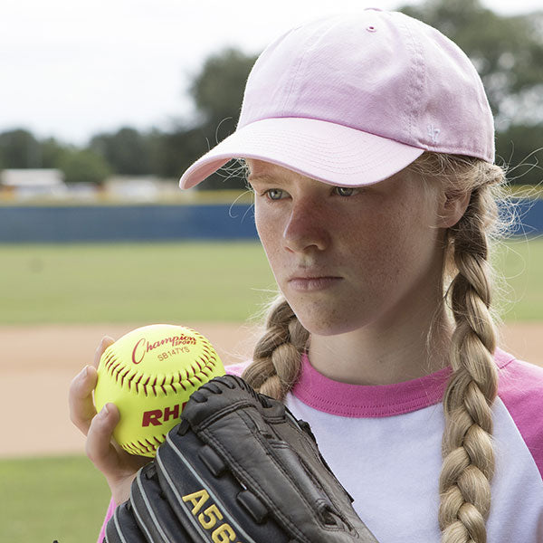 Champion Sports 11" Synthetic Leather Poly Core Softball - Dozen