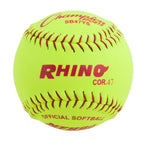 Champion Sports 12" Synthetic Leather Poly Core Softball, NFHS Approved - Dozen