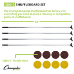 Champion Sports Shuffleboard Set